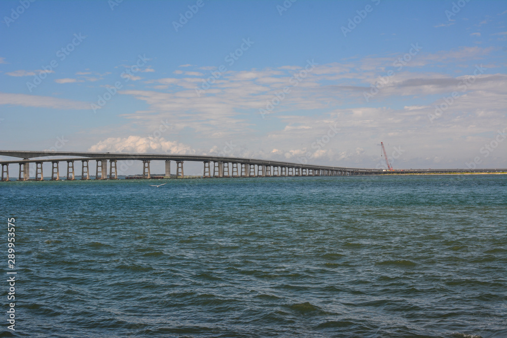 Bridge over Oregon Inlet on the Outer Banks of North Carolina