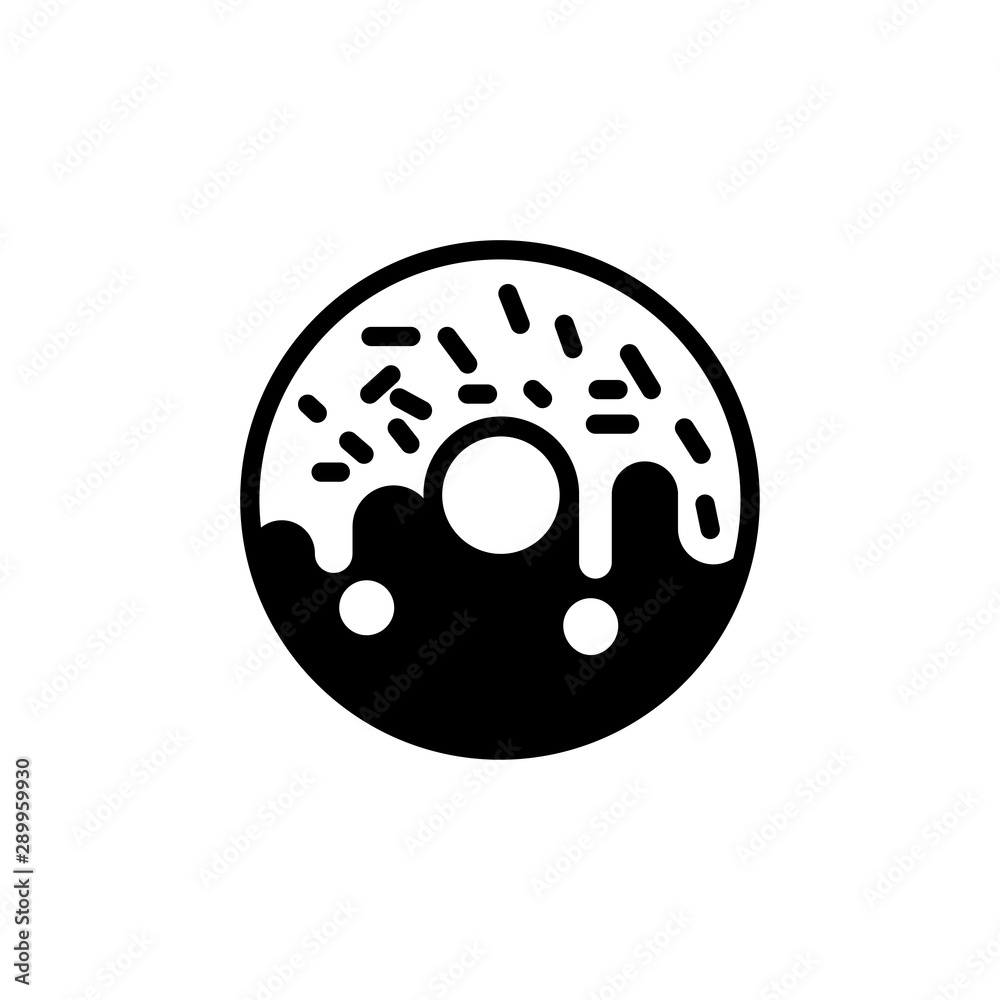 Doughnut icon trendy