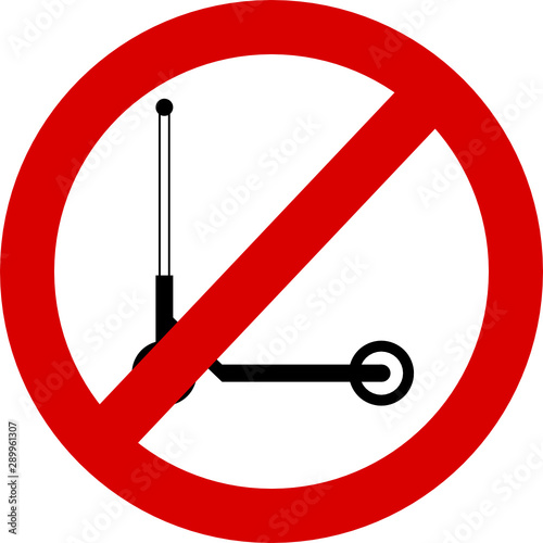 Schild keine Roller