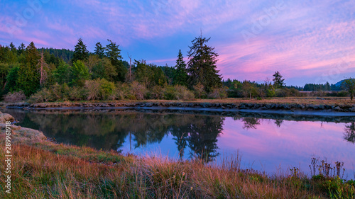 Sunset Along Randall Preserve, Puget Sound photo