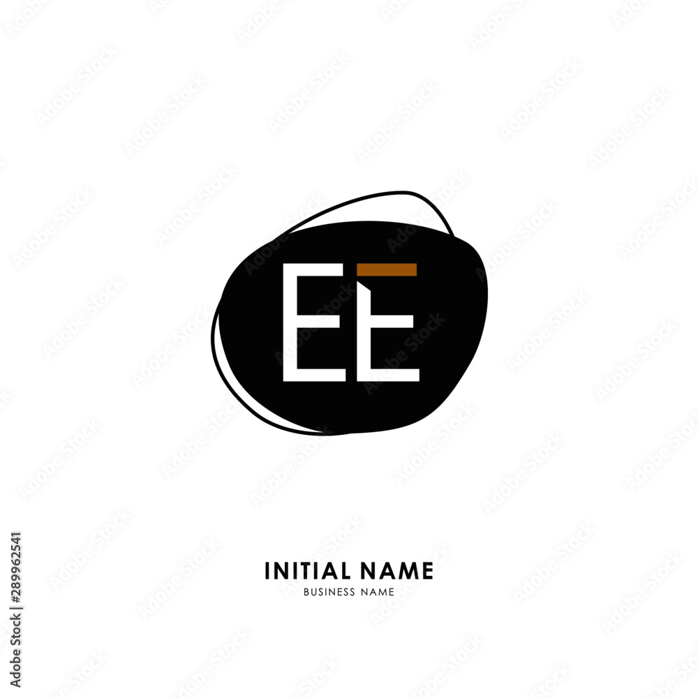E EE Initial logo letter with minimalist concept. Vector with scandinavian style logo. E EE Initial logo letter with minimalist concept. Vector with scandinavian style logo.