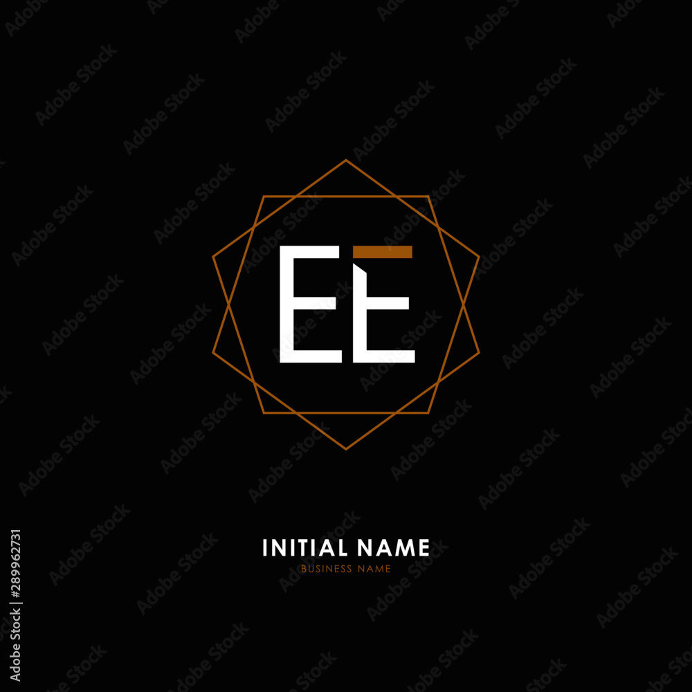 E EE Initial logo letter with minimalist concept. Vector with scandinavian style logo. E EE Initial logo letter with minimalist concept. Vector with scandinavian style logo.