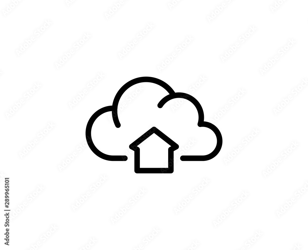 Cloud line icon Cloud line icon