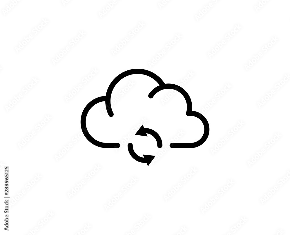 Cloud line icon Cloud line icon
