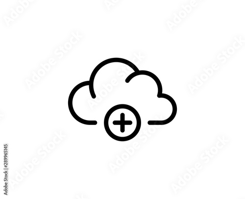 Cloud line icon