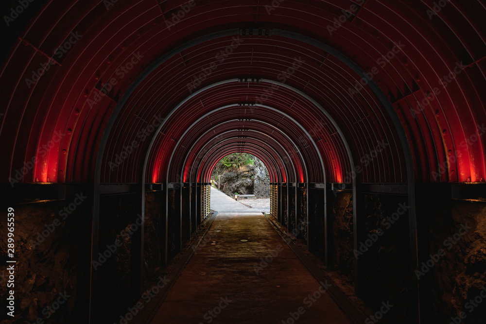 幻想的なトンネル