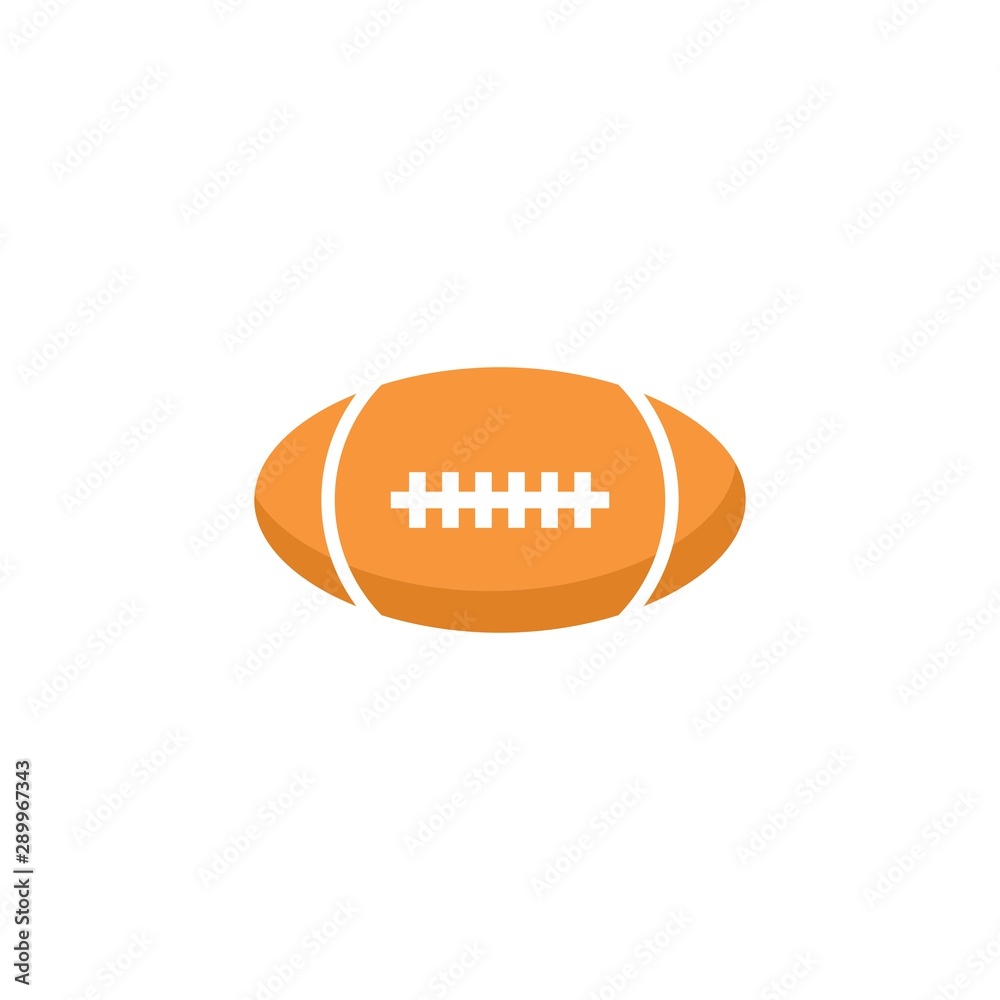 Rugby ball logo Rugby ball logo