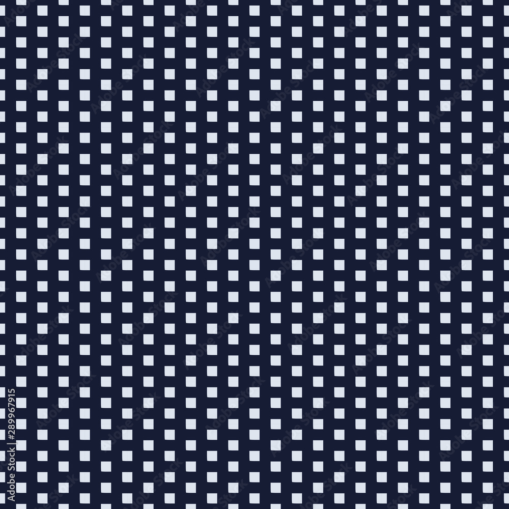 Small white square seamless pattern navy blue background vector Small white square seamless pattern navy blue background vector