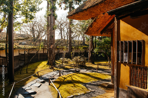 Aizu Wakamatsu Tsuruga Castle Rinkaku Japanese Tea Room. Fukushima - Japan photo