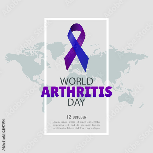 Vector Illustration on the theme World Arthritis Day