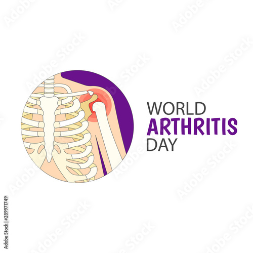 Vector Illustration on the theme World Arthritis Day