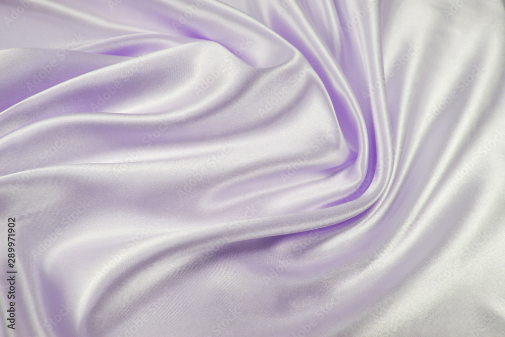 Obraz premium Delicate satin draped fabric pink texture for festive backgrounds