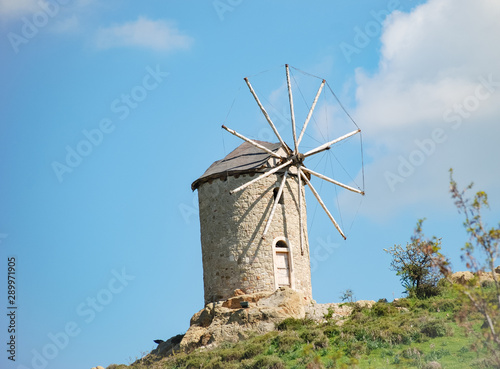Windmill at the hill of Foca Town.