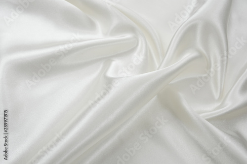 Delicate satin draped fabri...