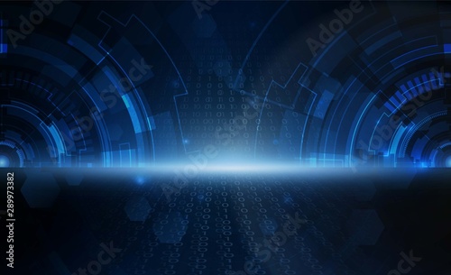 Abstract Light out technology background Hitech communication concept innovation background,