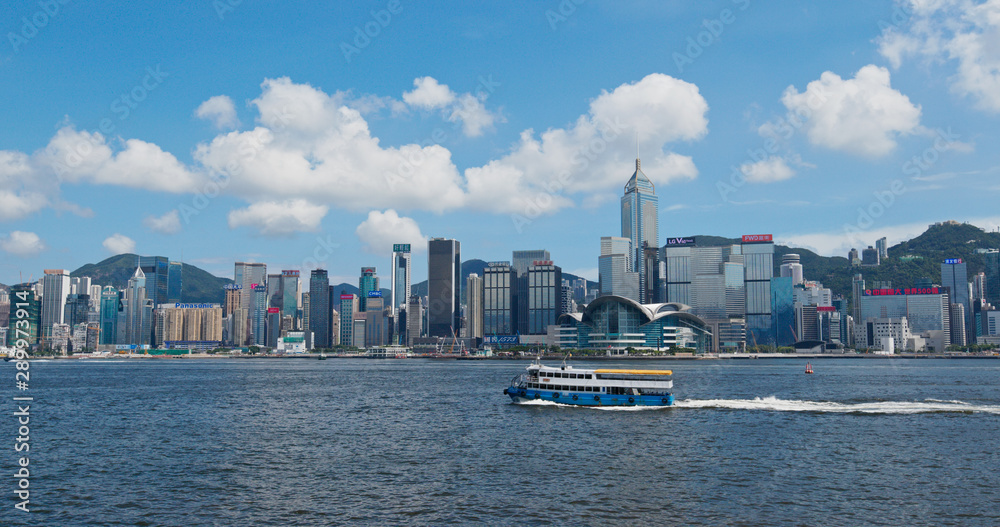 Fototapeta premium Hong Kong harbor
