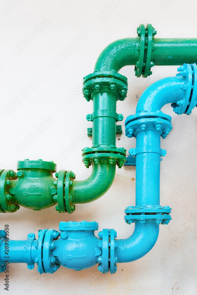 Colorful pipe for water piping system