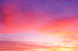 Beautiful and expressive sunrise sky orange purple yellow violet perfect as photoediting resource and background