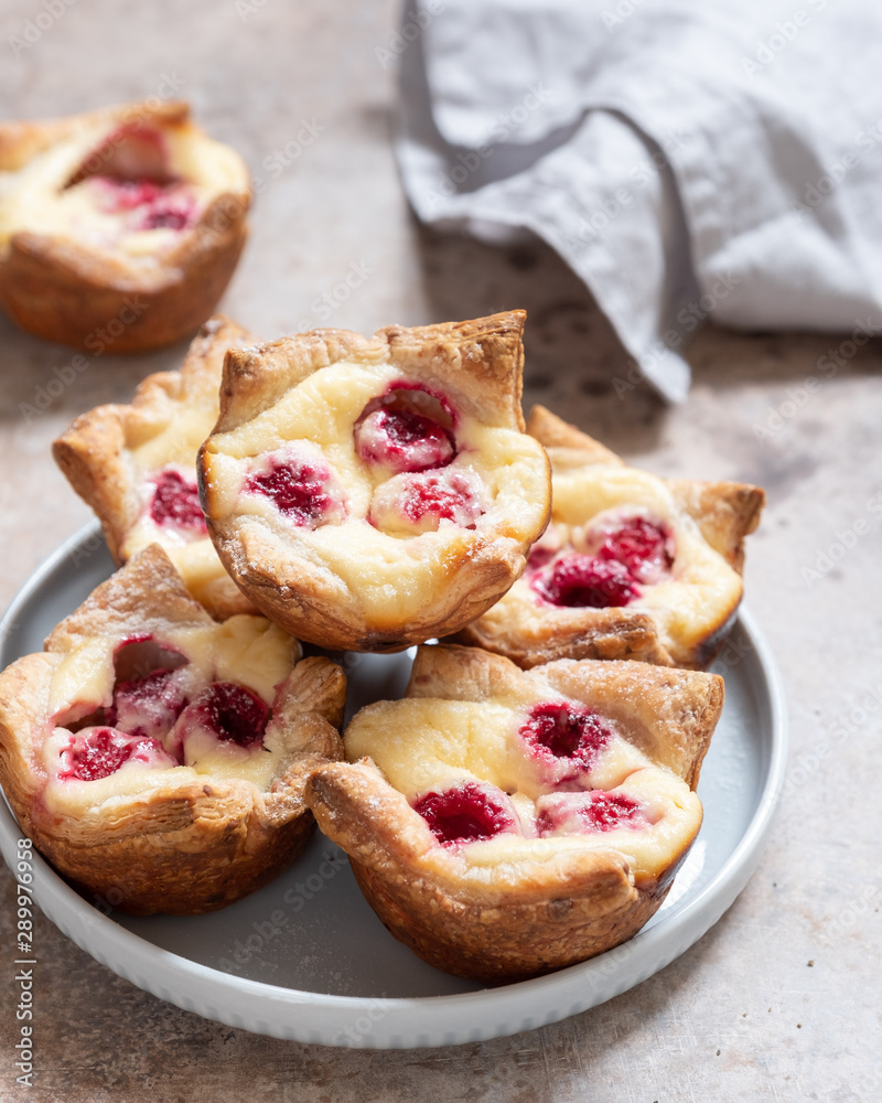 Raspberry Cream Cheese Puff Pastry Muffin Pies Raspberry Cream Cheese Puff Pastry Muffin Pies