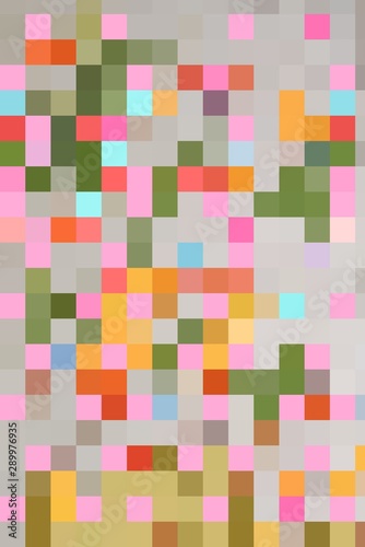 abstract colourful background with squares and rectangles