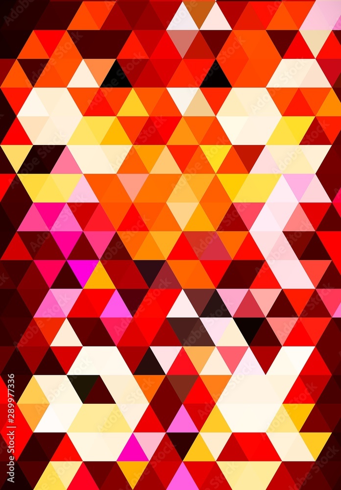 abstract geometric background with triangles and 3d squares