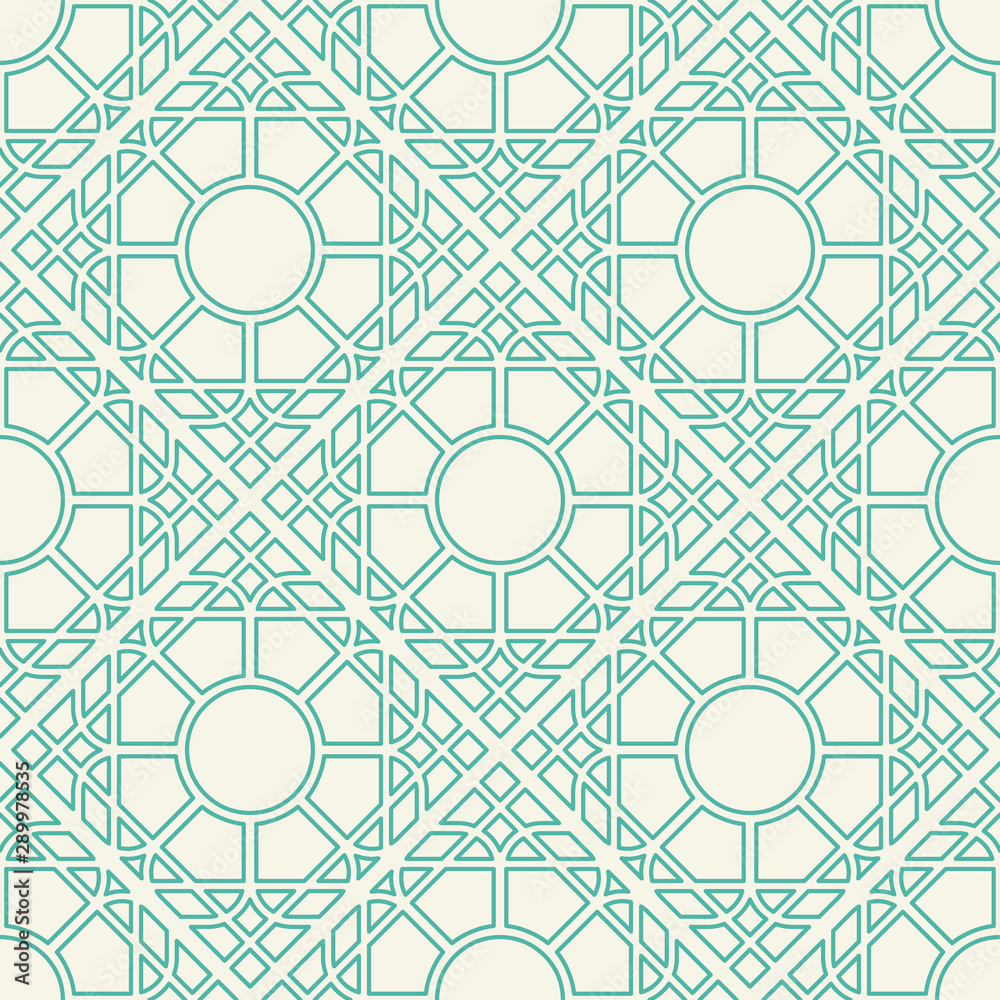 Vector Asian Linear Geometric Pattern