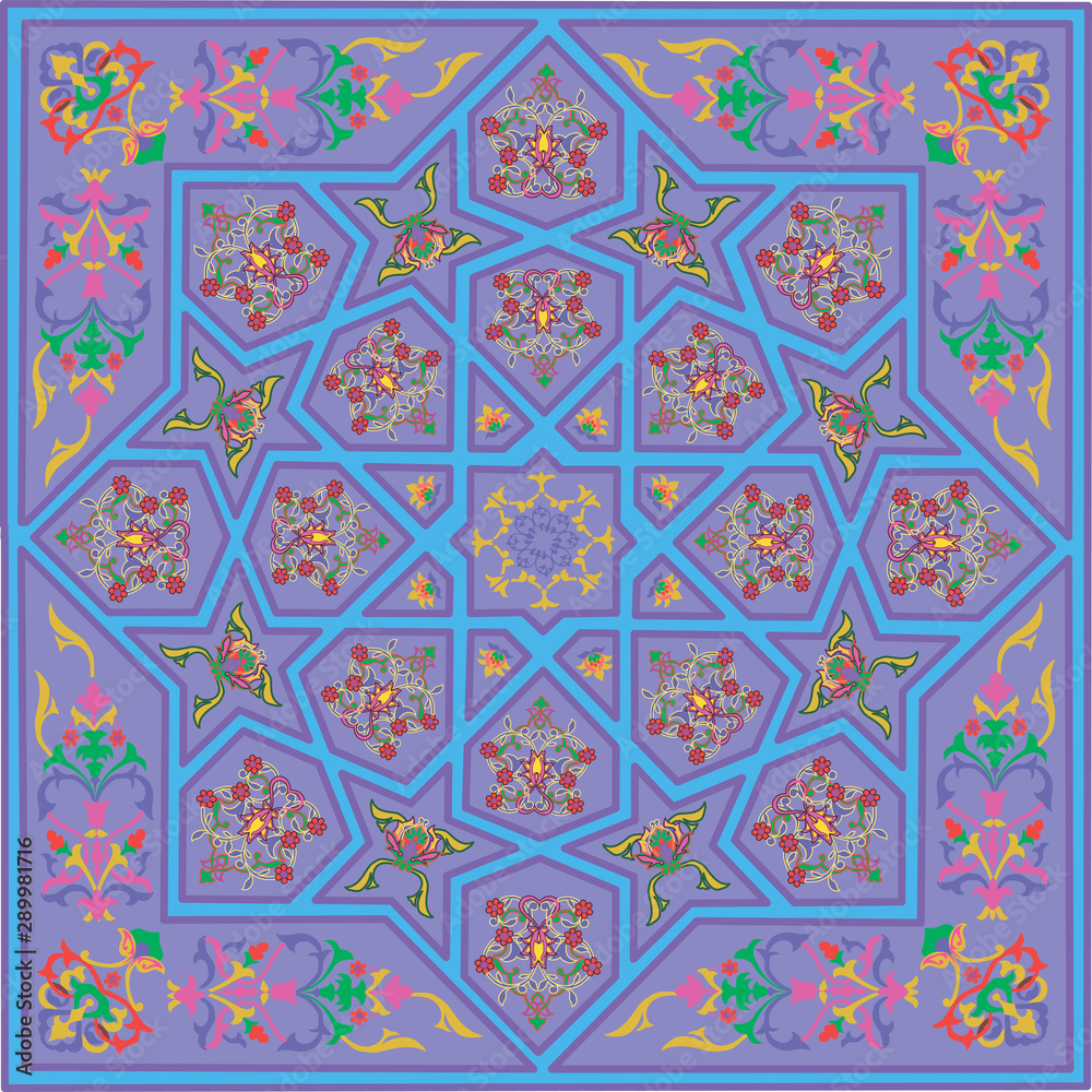 Luxurious abstract pattern in oriental style Luxurious abstract pattern in oriental style