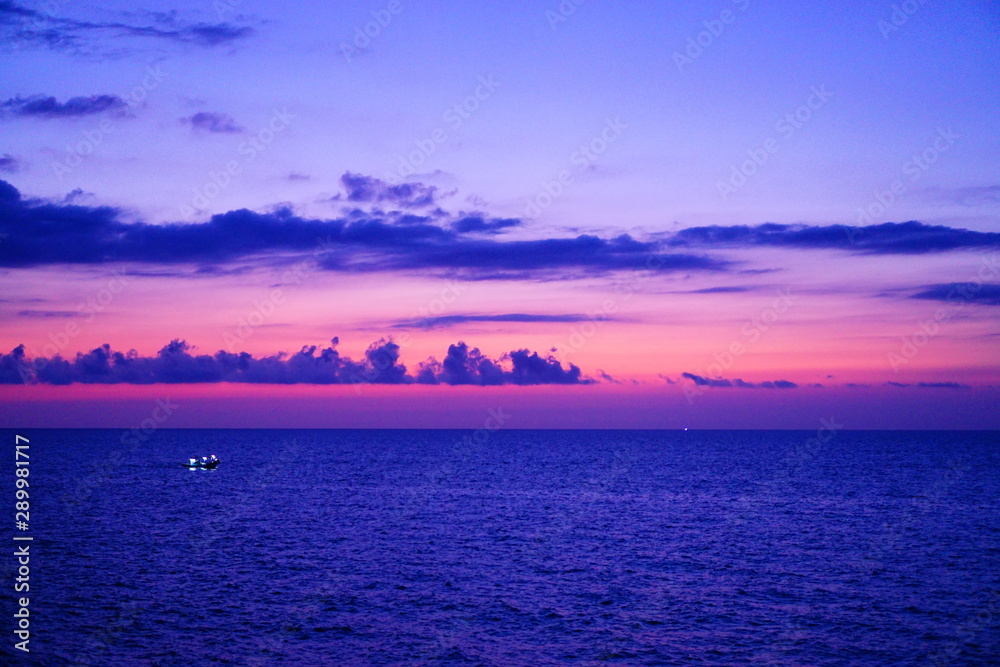 Obraz premium 日本海の夕焼け