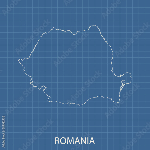 map of Romania