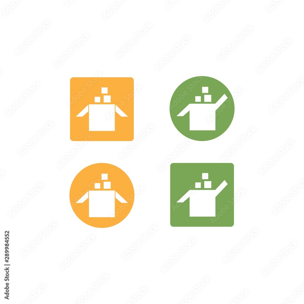 Shipping services icon. Delivery parcel , design template Shipping services icon. Delivery parcel , design template