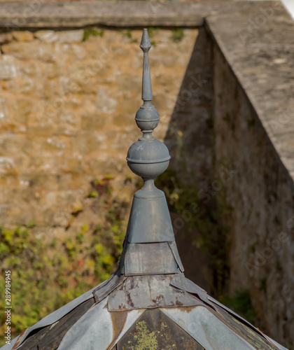 Pointed ifuid plomb on the roof photo