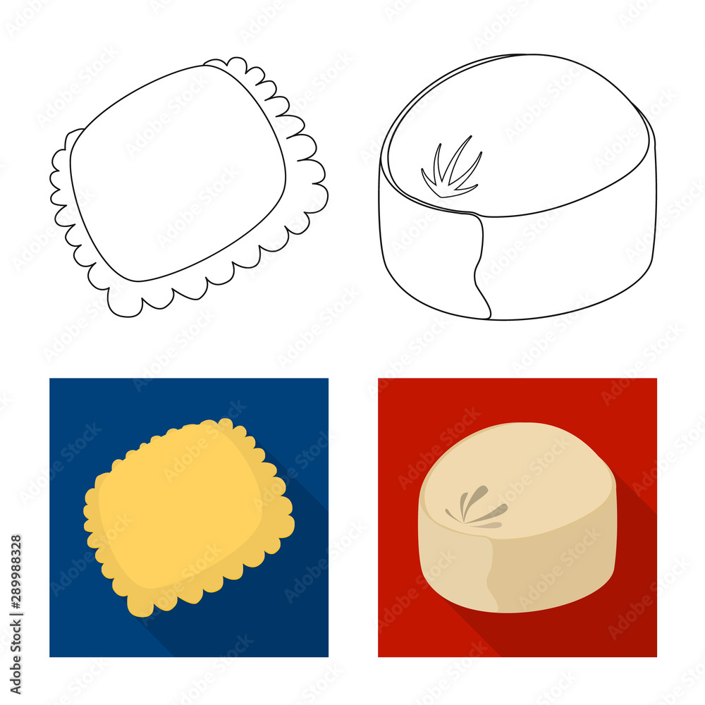 Vector design of products and cooking symbol. Collection of products and appetizer vector icon for stock. Vector design of products and cooking symbol. Collection of products and appetizer vector icon for stock.