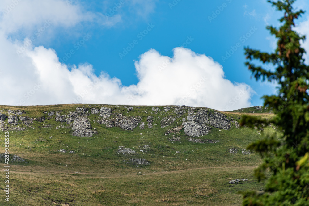 View from Bucegi mountains, Romania, Bucegi National Park