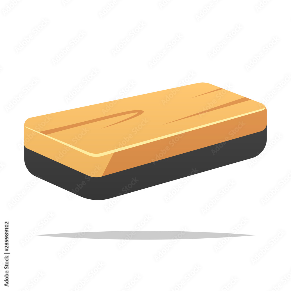 Chalkboard eraser vector isolated illustration Stock Vector Adobe Stock