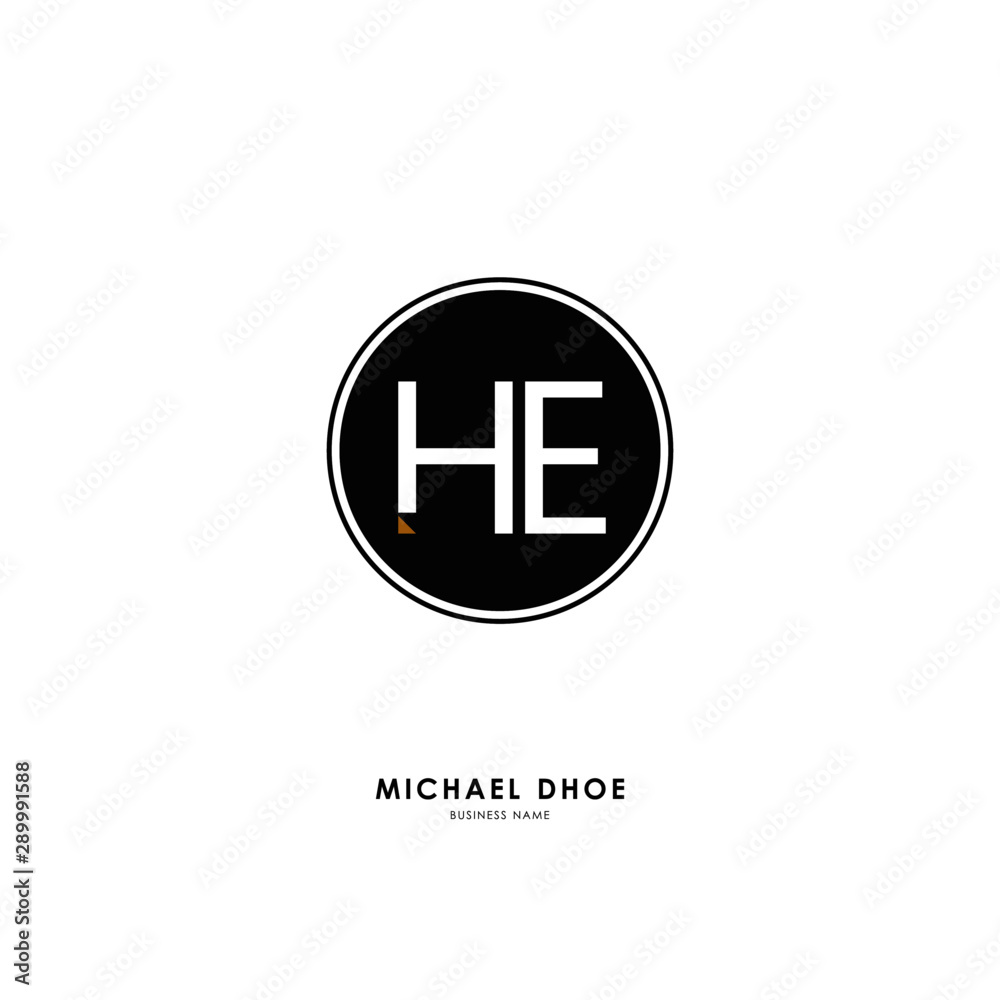 H E HE Initial logo letter with minimalist concept. Vector with scandinavian style logo. H E HE Initial logo letter with minimalist concept. Vector with scandinavian style logo.