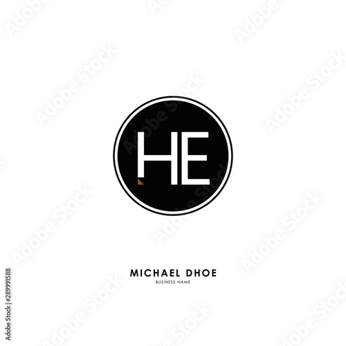 H E HE Initial logo letter with minimalist concept. Vector with scandinavian style logo. Free Download H E HE Initial logo letter with minimalist concept. Vector with scandinavian style logo. - GFXLoad
