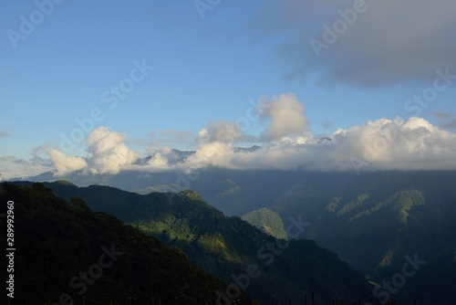 Mountain landscape-Mountain View Resort in the Hsinchu,Taiwan. © chienmuhou