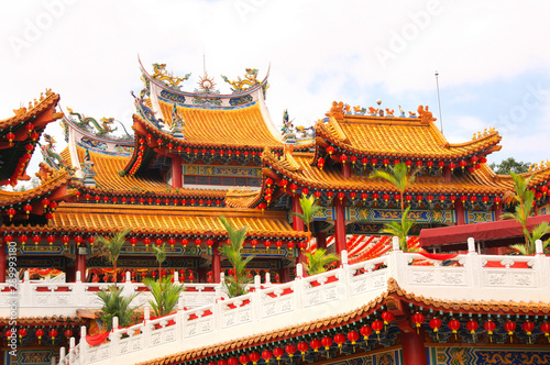 Roofs of Thean Hou Temple, Kuala Lumpur, Malaysia