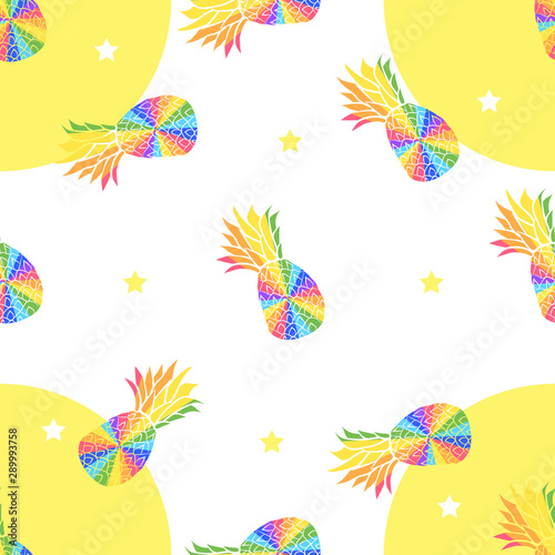 pineapple vector pattern graphic design