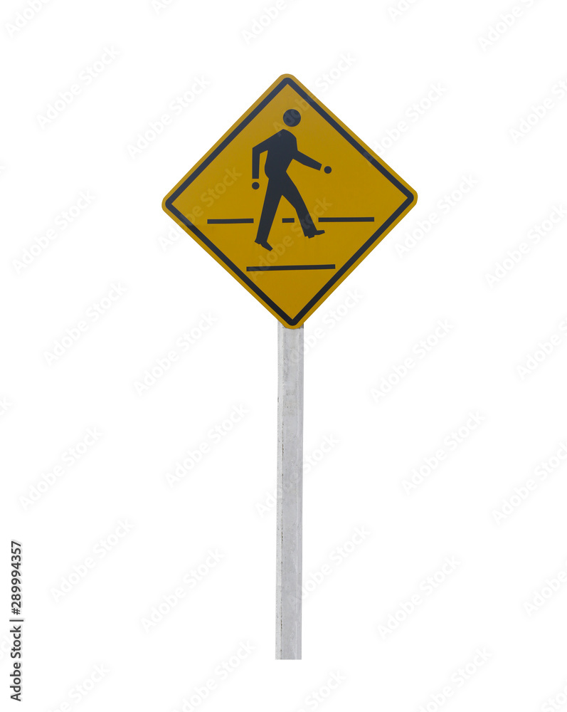 guide post or Traffic sign isolated on white background. guide post or Traffic sign isolated on white background.