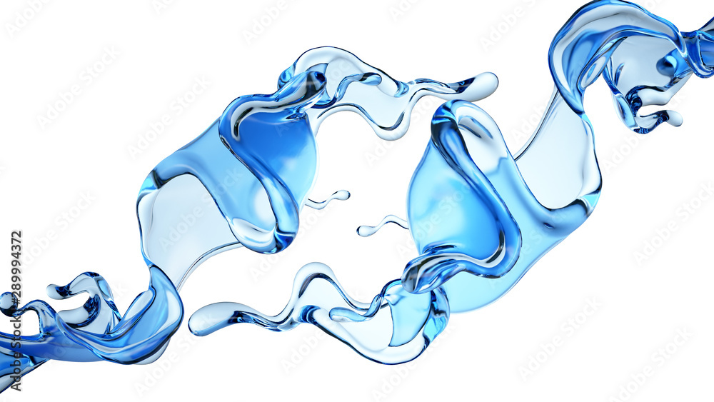 Splash fluid. 3d illustration, 3d rendering. Splash fluid. 3d illustration, 3d rendering.