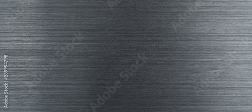 Dark panoramic brushed aluminum background