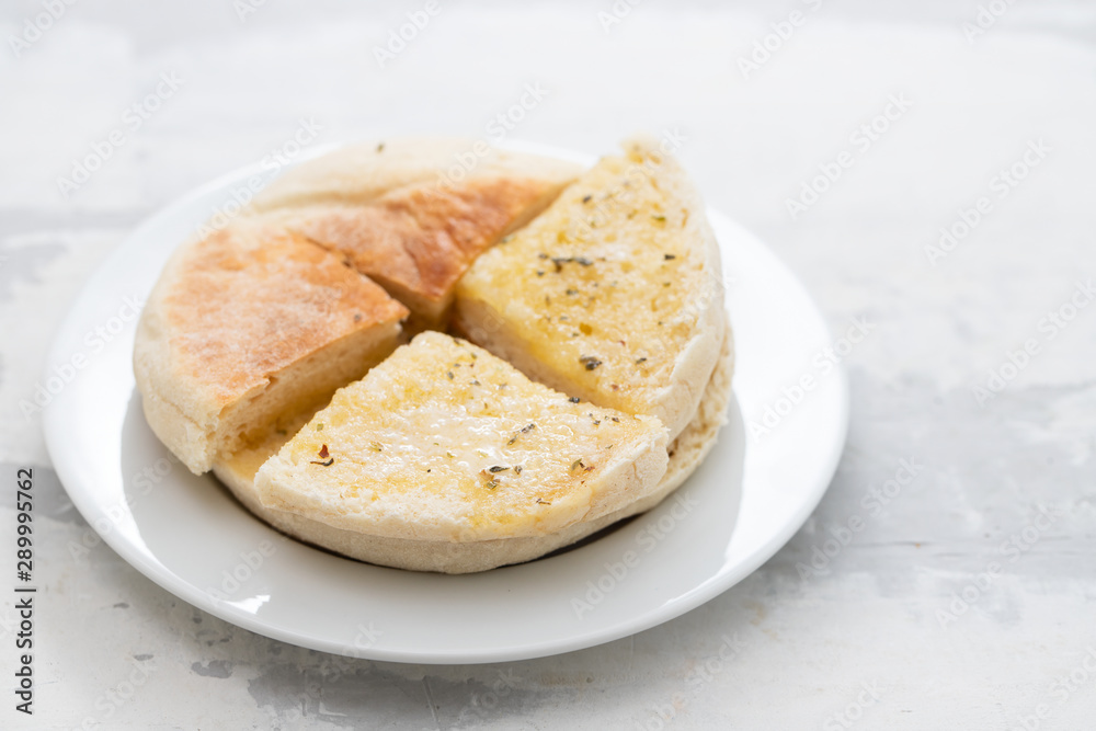 typical portuguese bread Madeira Bolo do Caco typical portuguese bread Madeira Bolo do Caco
