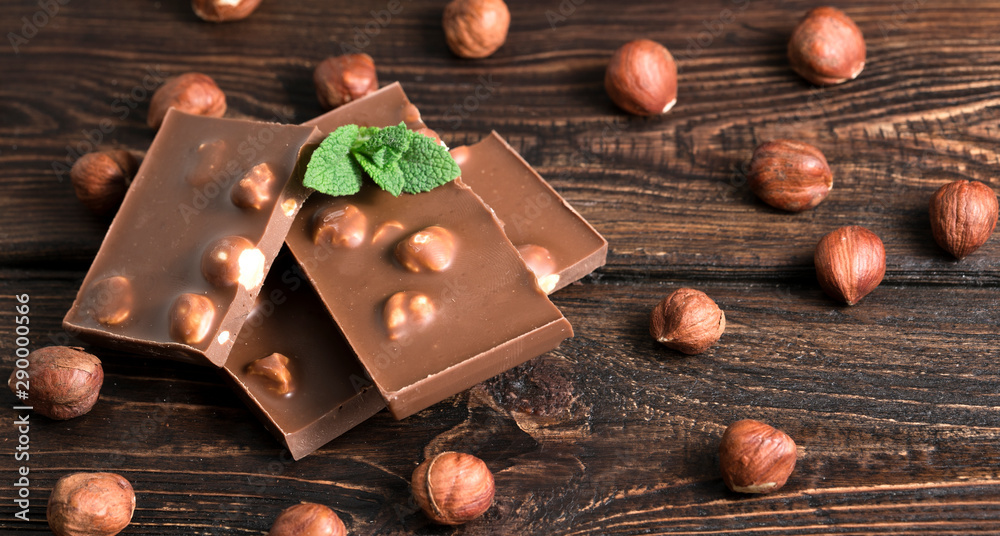 Milk Chocolate With Hazelnuts Milk Chocolate With Hazelnuts