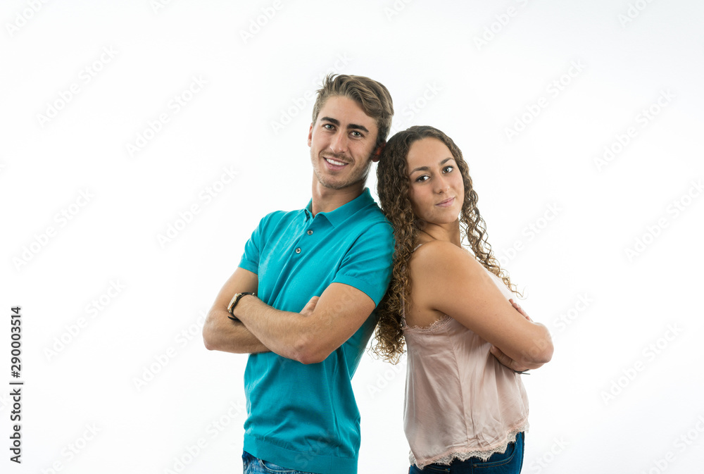 Friends with positive expressions Friends with positive expressions