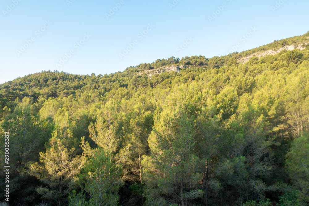 The natural park of the desert of las palmas in Castellon