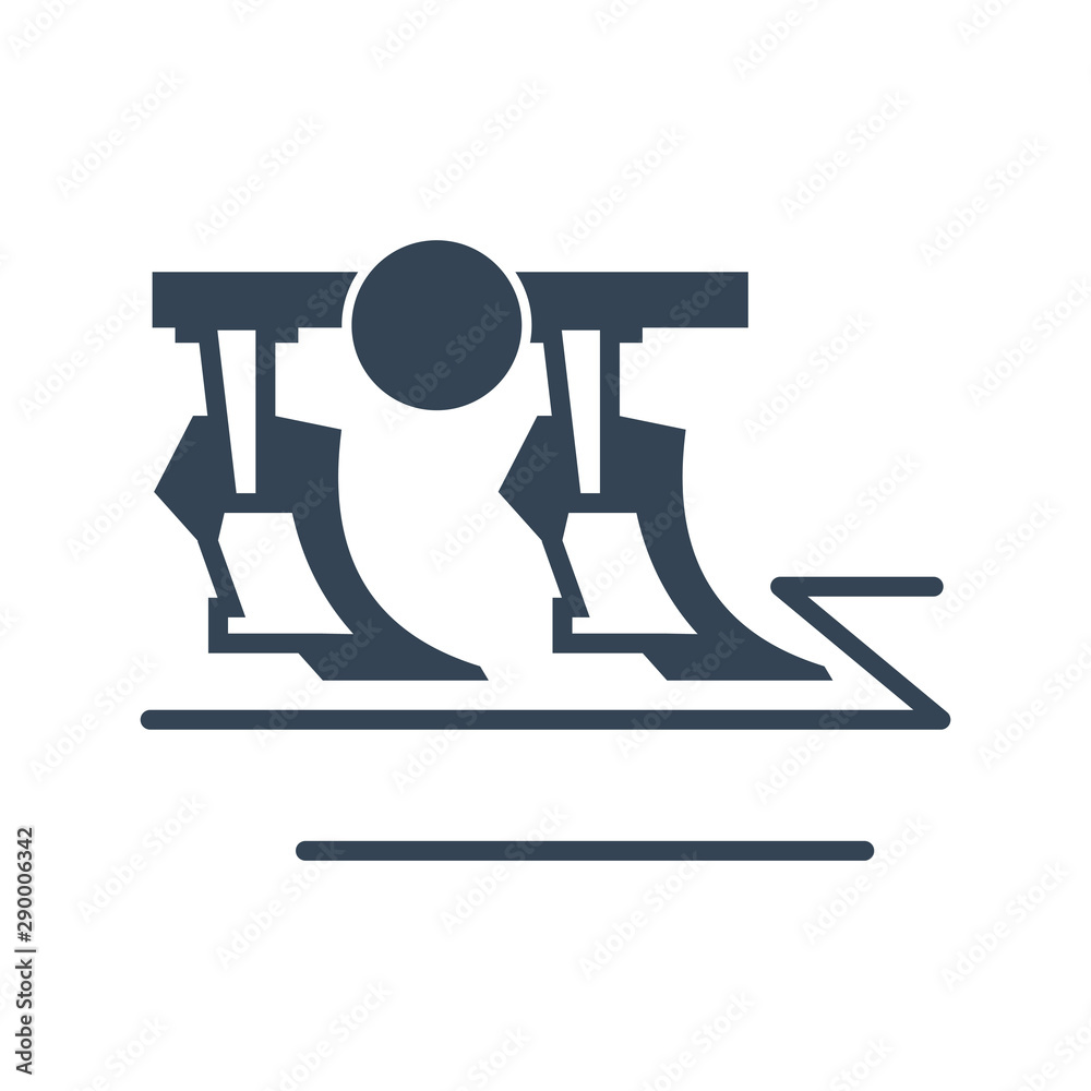 black icon plow, cultivating field, tillage black icon plow, cultivating field, tillage