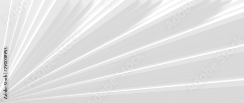 Wide White Background 3d illustration