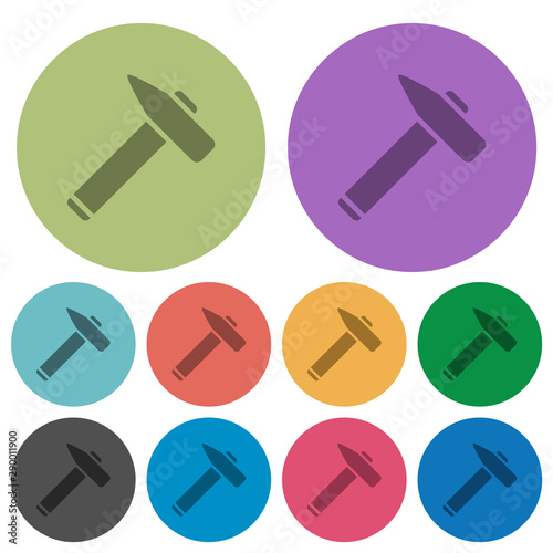Old hammer color darker flat icons