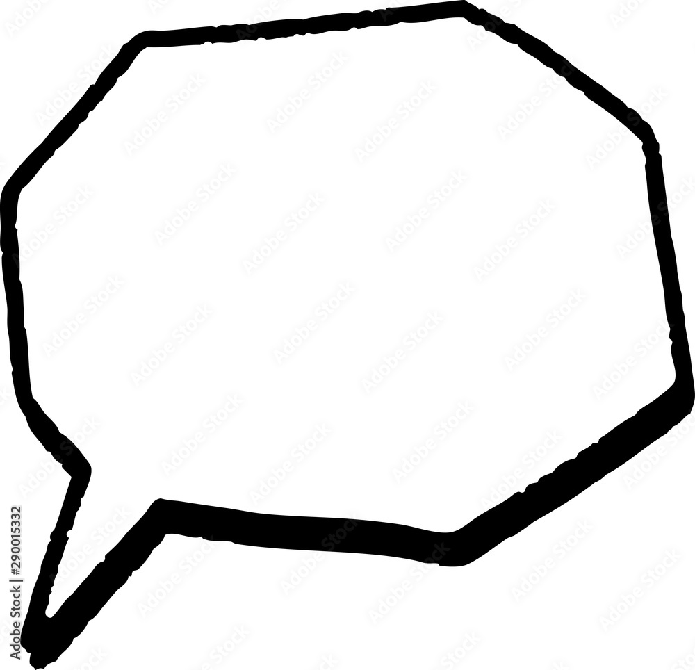 立体的なフキダシ素材 Stock Vector Adobe Stock